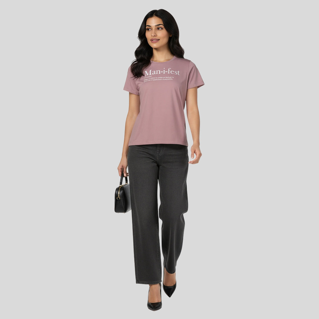 Cotton Graphic Crew Neck T-Shirt