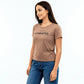 Round Neck Graphic Tees