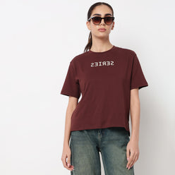 Cotton Crew Neck Graphitee