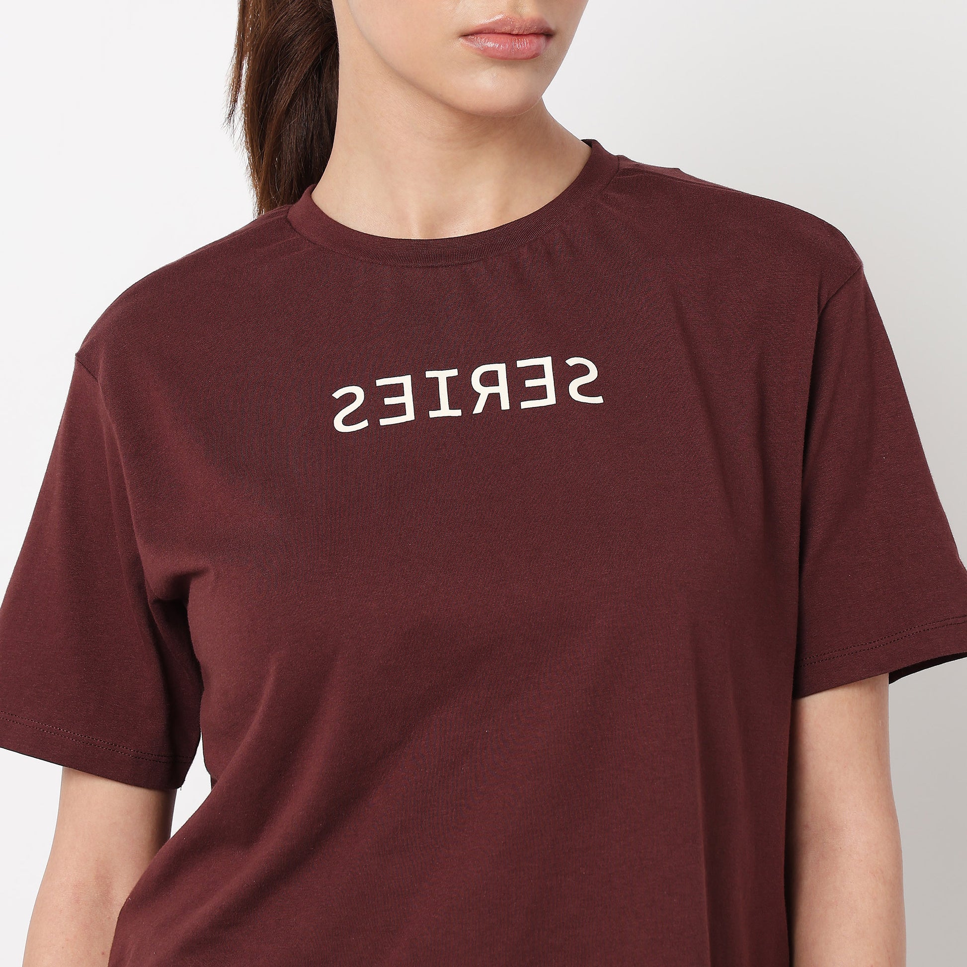 Cotton Crew Neck Graphitee