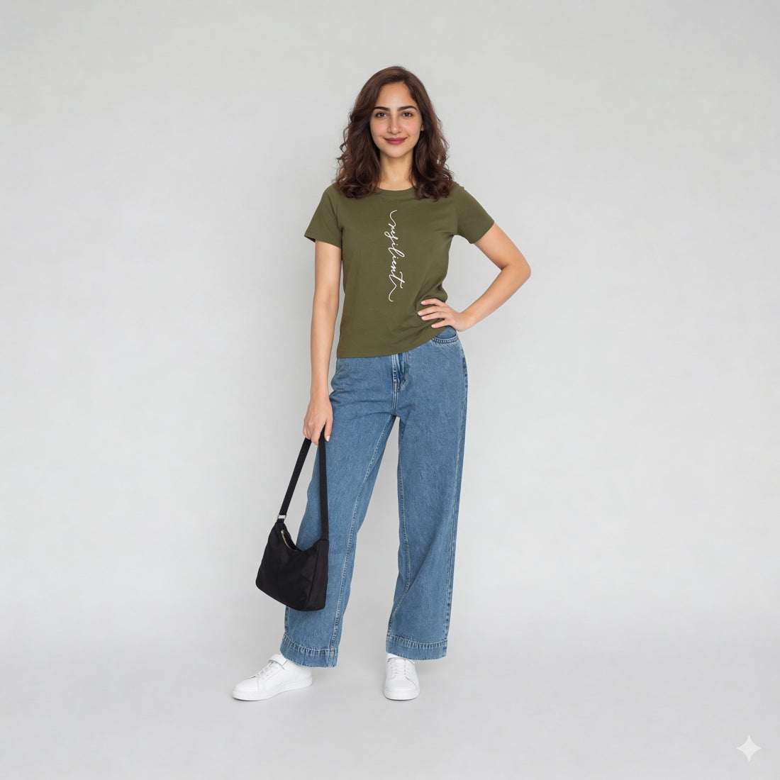 Cotton Crew Neck Graphitee