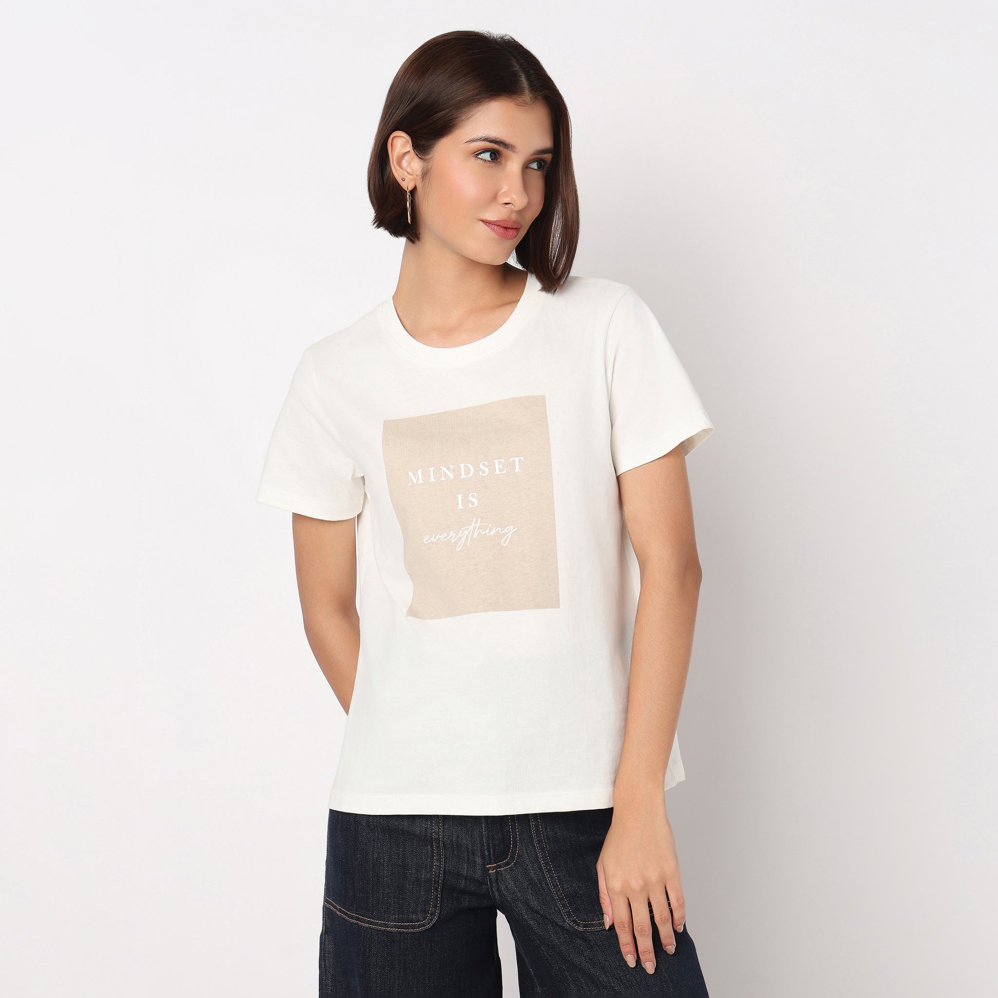 Cotton Crew Neck Graphitee