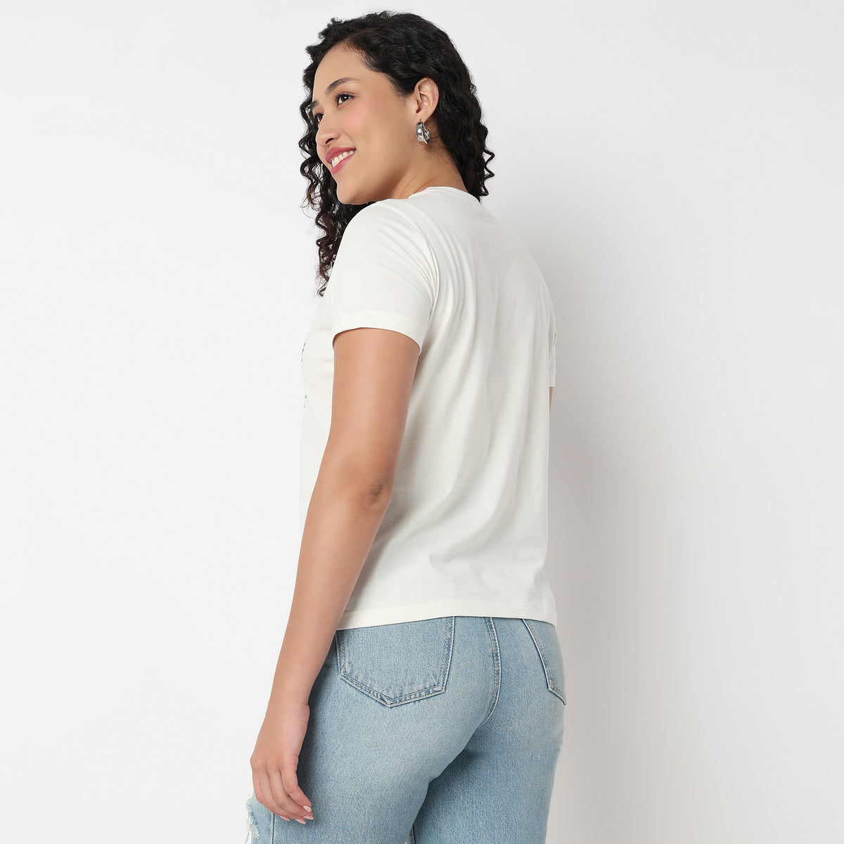 Round Neck Graphic Tees