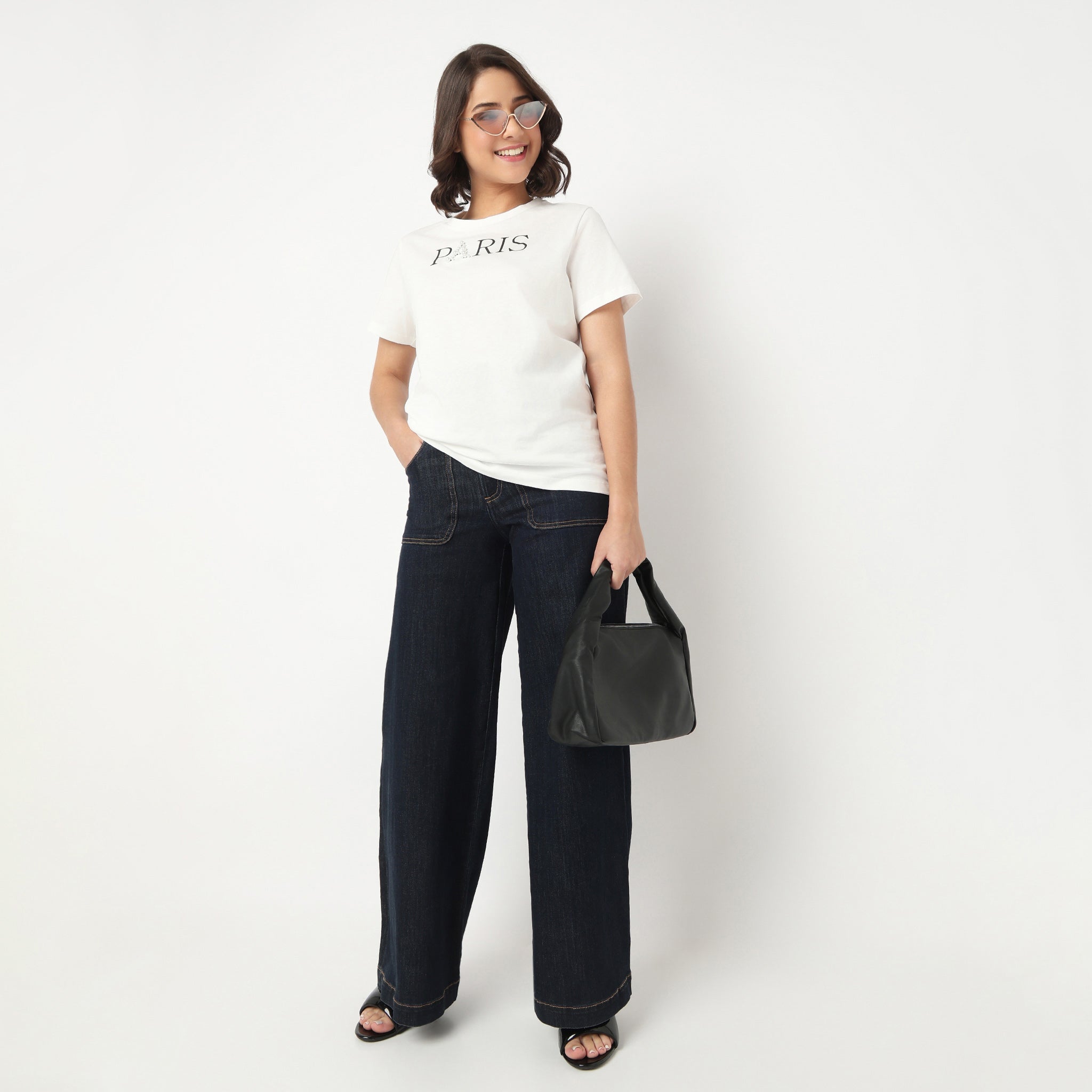 Cotton Crew Neck Graphitee