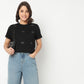 Cotton Crew Neck Graphitee