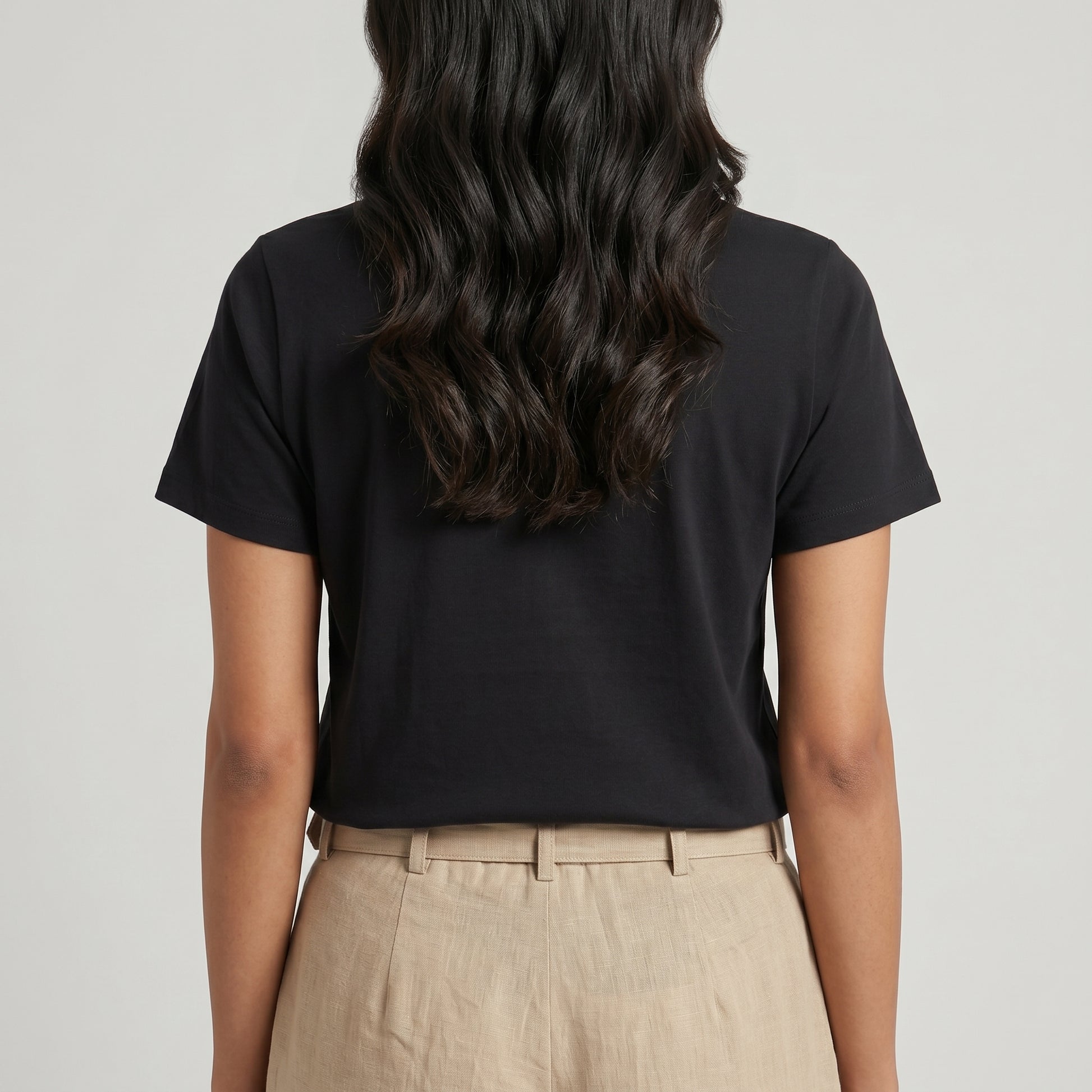 Cotton Crew Neck Graphitee