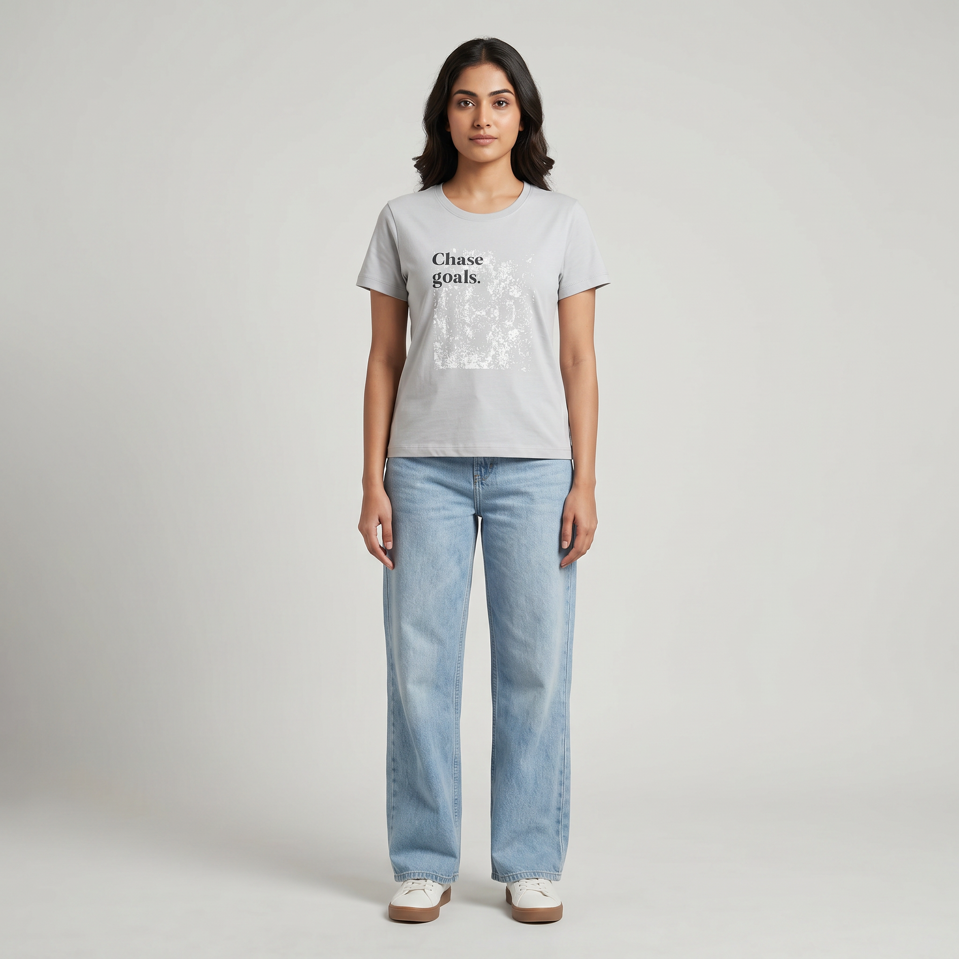 Cotton Crew Neck Graphitee
