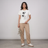 Cotton Crew Neck Graphitee