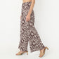 Regular Fit Printed Ankle Length Mid Rise Palazzos