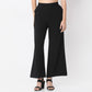 Regular Fit Solid Mid Rise Palazzos