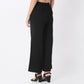 Regular Fit Solid Mid Rise Palazzos