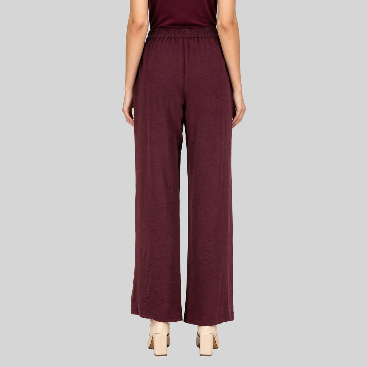 Mid Rise Ankle Length Palazzo
