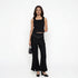 Knitted Mid Rise Palazzo