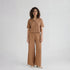 Embroidered Ankle Length Mid Rise Palazzos
