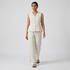 Striped Mid Rise Palazzo