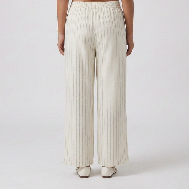 Striped Mid Rise Palazzo