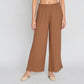 Structured Ankle Length High Rise Palazzos
