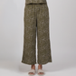 Embroidered Mid Rise Palazzo
