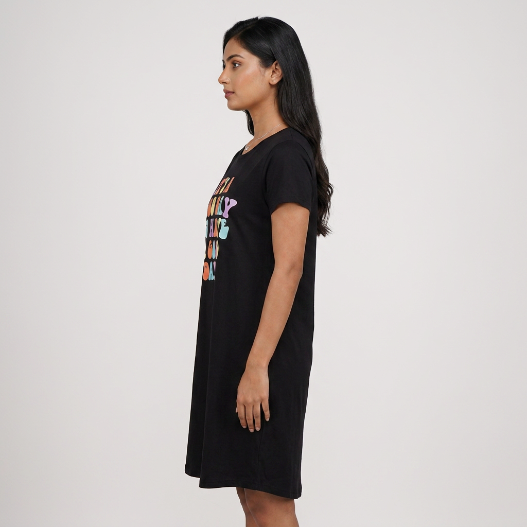 Cotton Printed Short Gown