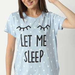 Regular Fit Floral Round Neck Knee Length Gown