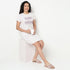 Buy Women Regular Fit Printed Short Sleeve Gown  - Style Union