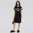Printed Night Short Gown