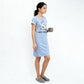 Cotton Chest Printed Short Gown