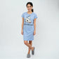 Cotton Chest Printed Short Gown