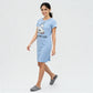 Cotton Chest Printed Short Gown