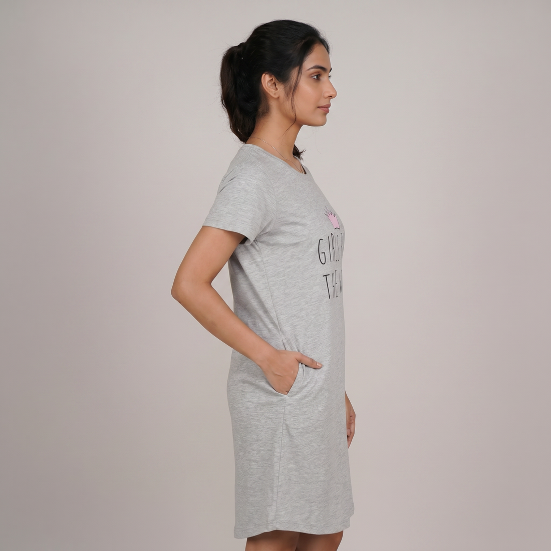 Cotton Printed Gown