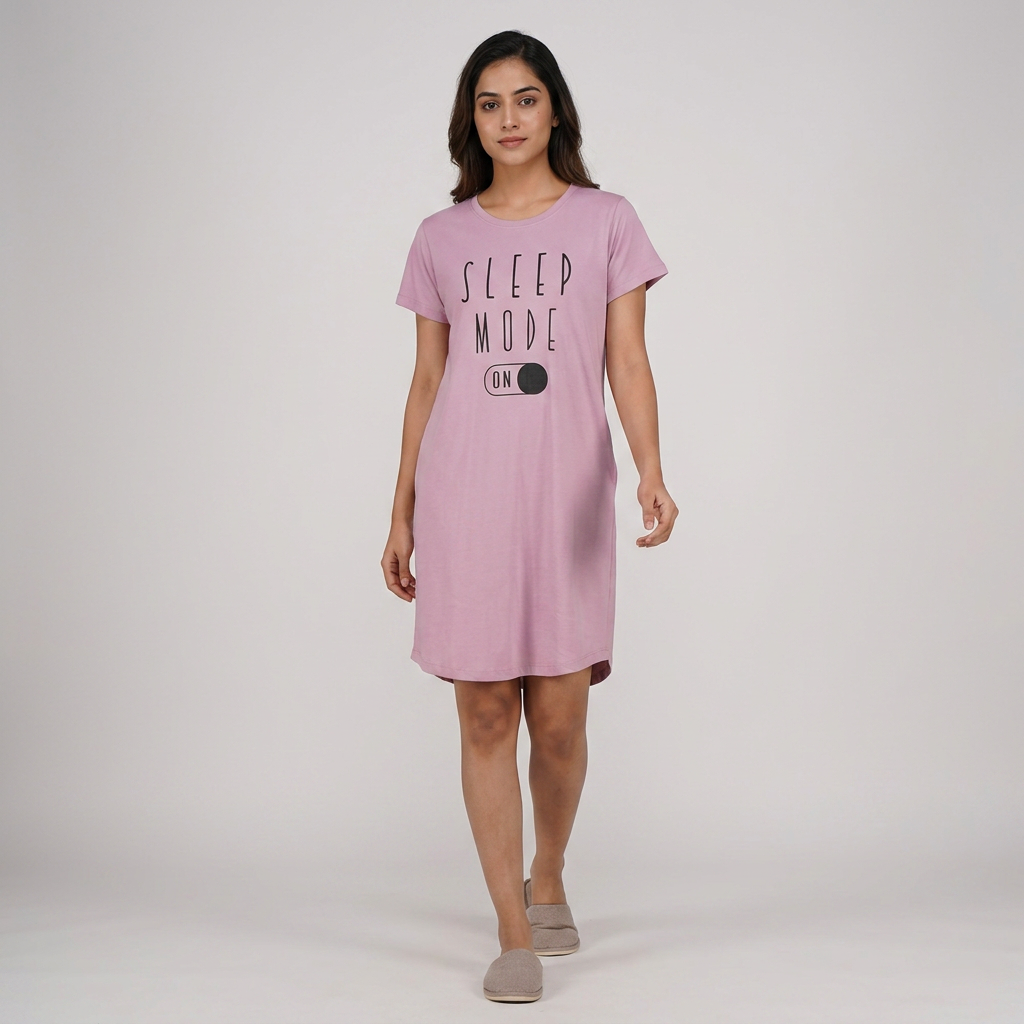 Cotton Printed Short Gown