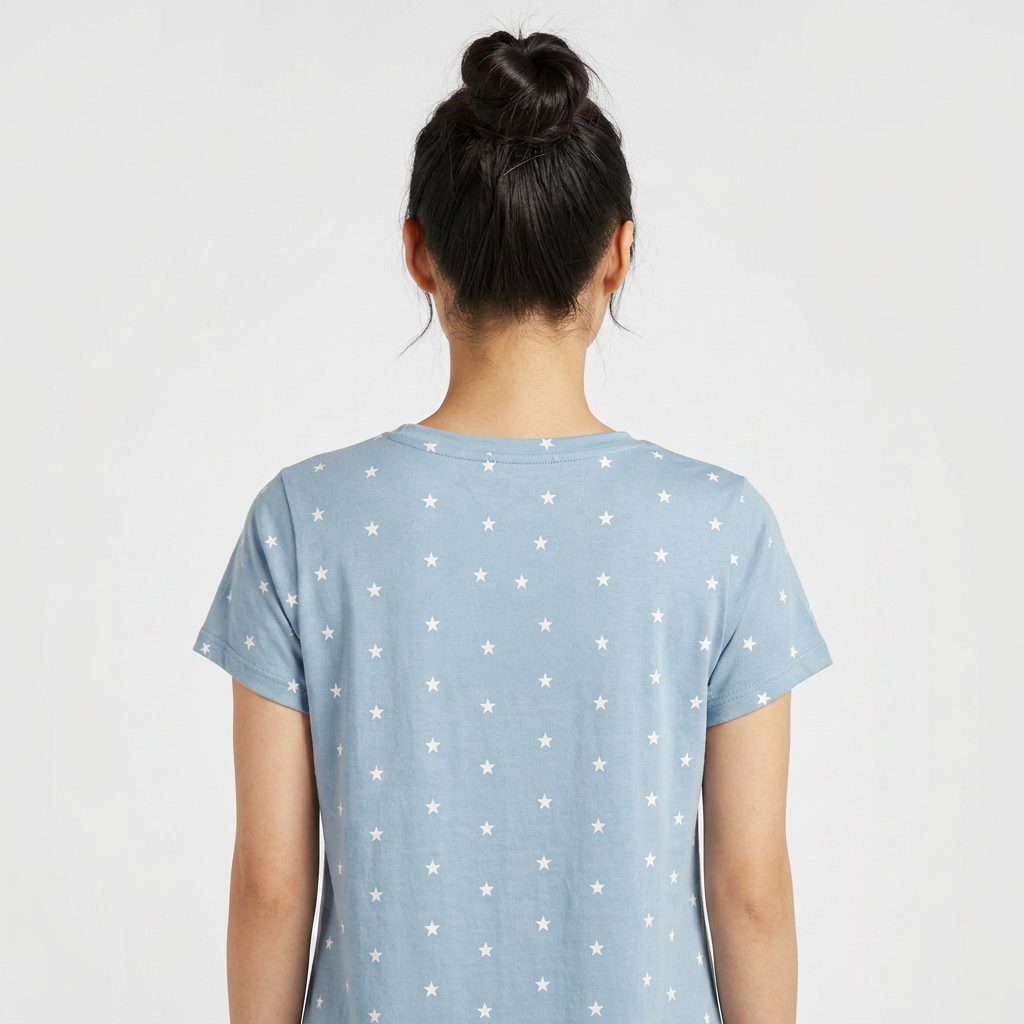 Cotton Printed Short Gown