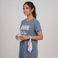 Cotton Printed Short Gown