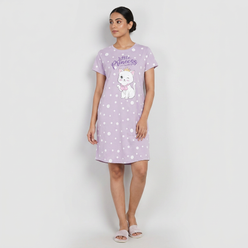 Cotton Printed Short Gown