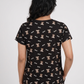 Cotton Printed Short Gown