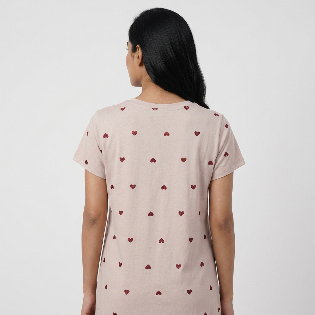 Cotton Printed Short Gown
