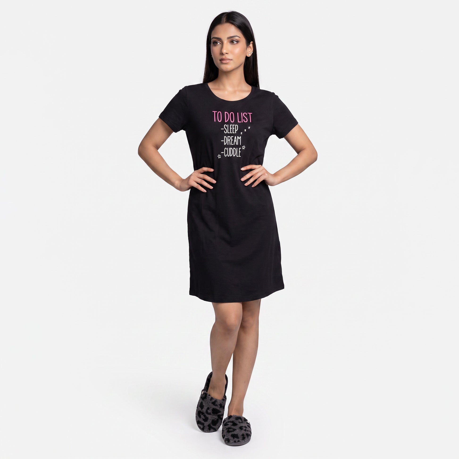 Cotton Printed Short Gown
