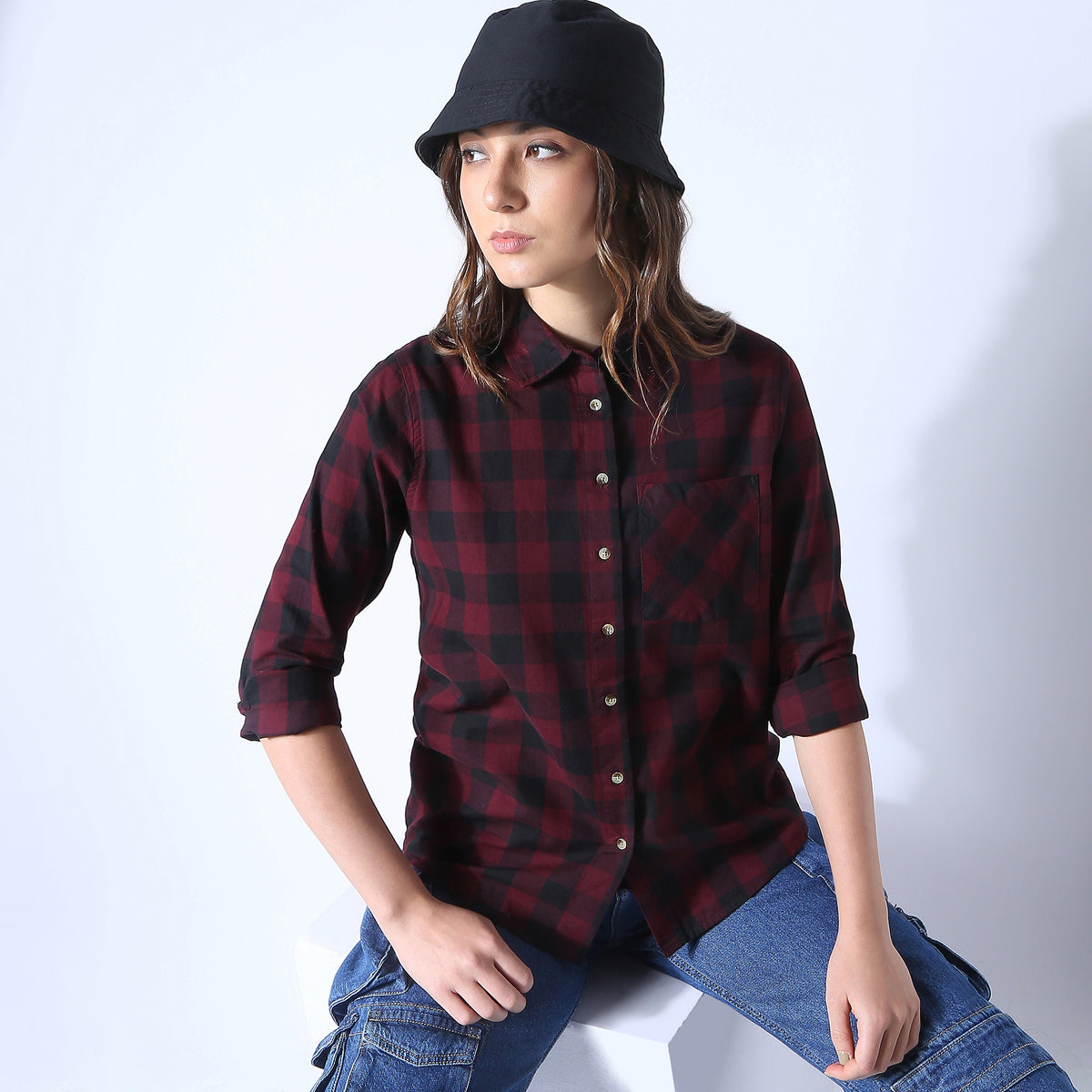 Regular Fit Checkered Shirt