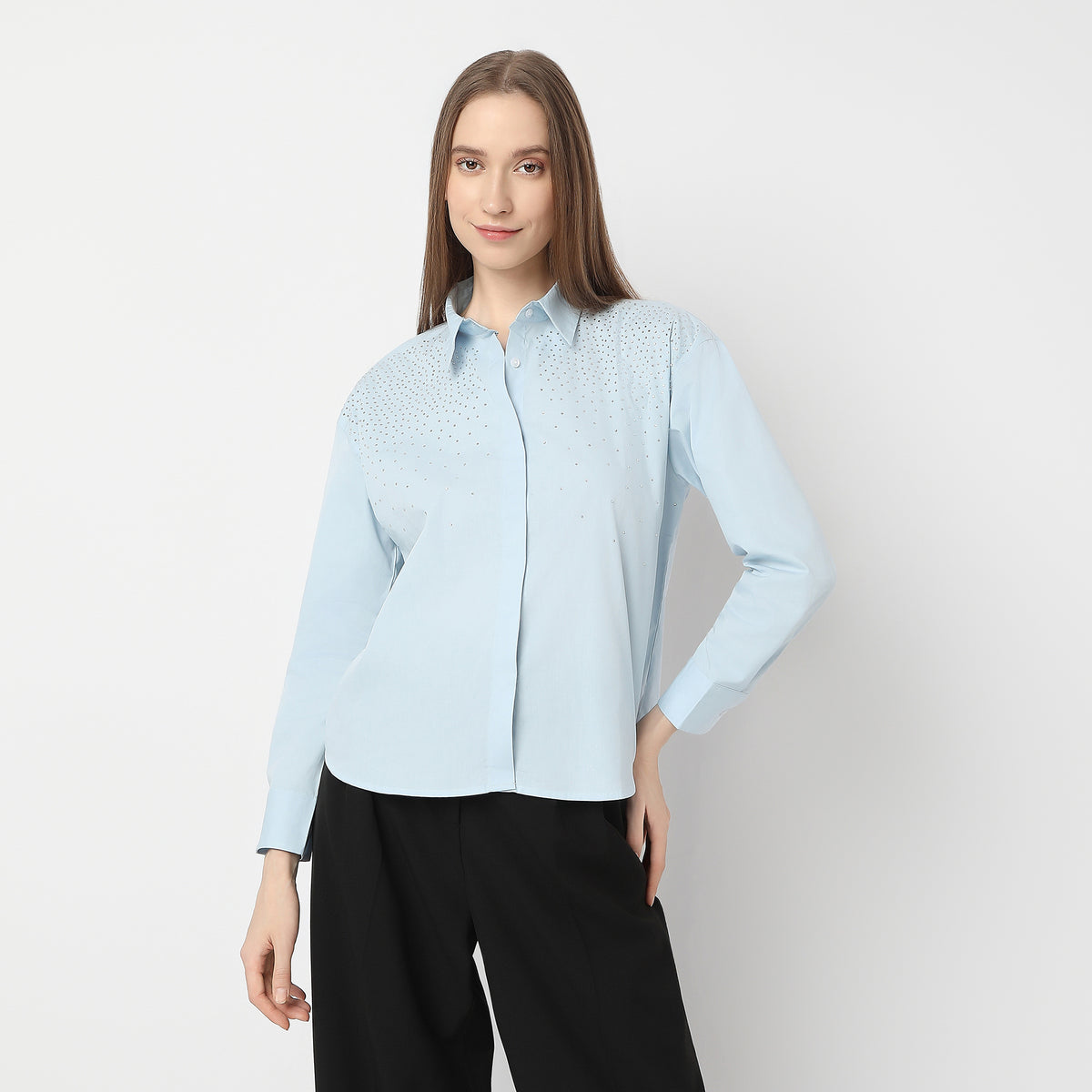 Regular Fit Embellished Shirt