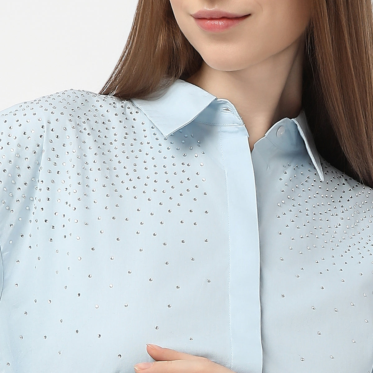 Regular Fit Embellished Shirt