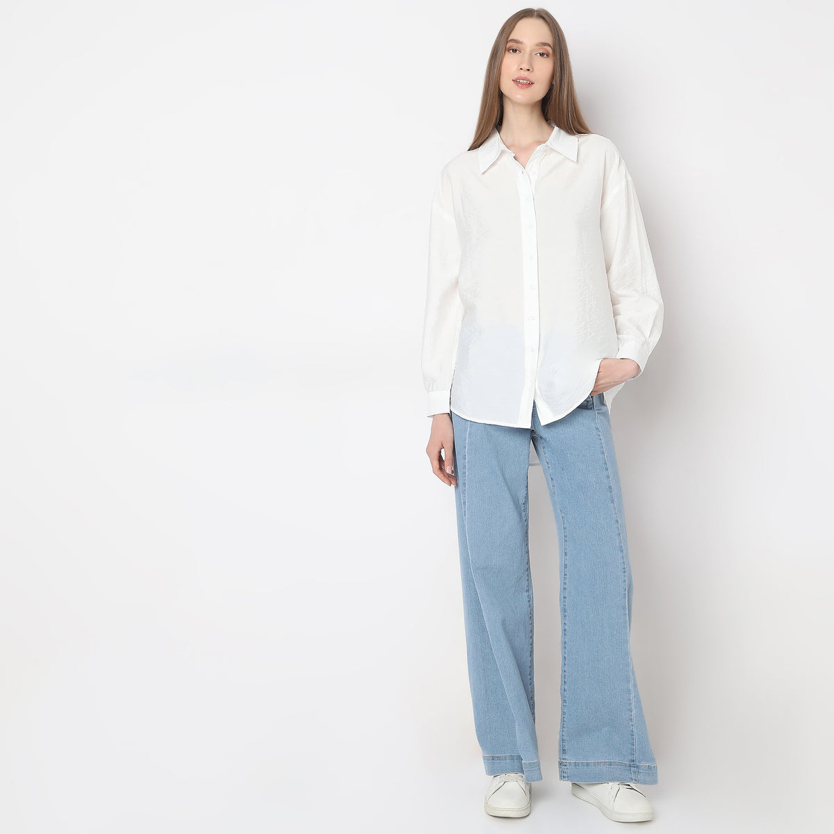 Regular Fit Solid Shirt