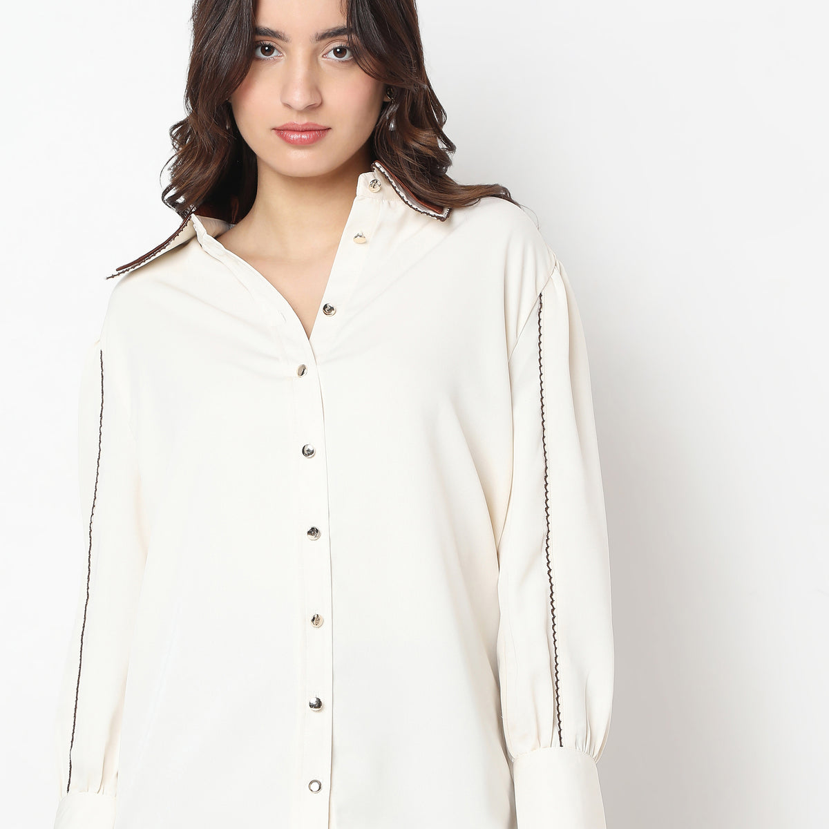 Regular Fit Solid Shirt