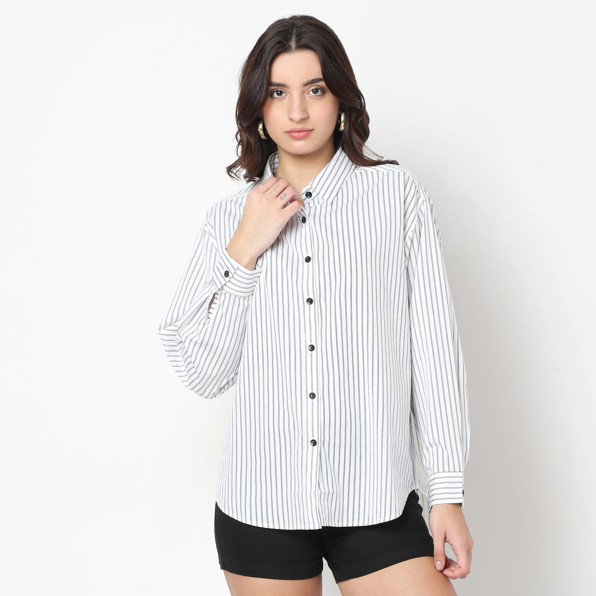 Regular Fit Striped Shirt