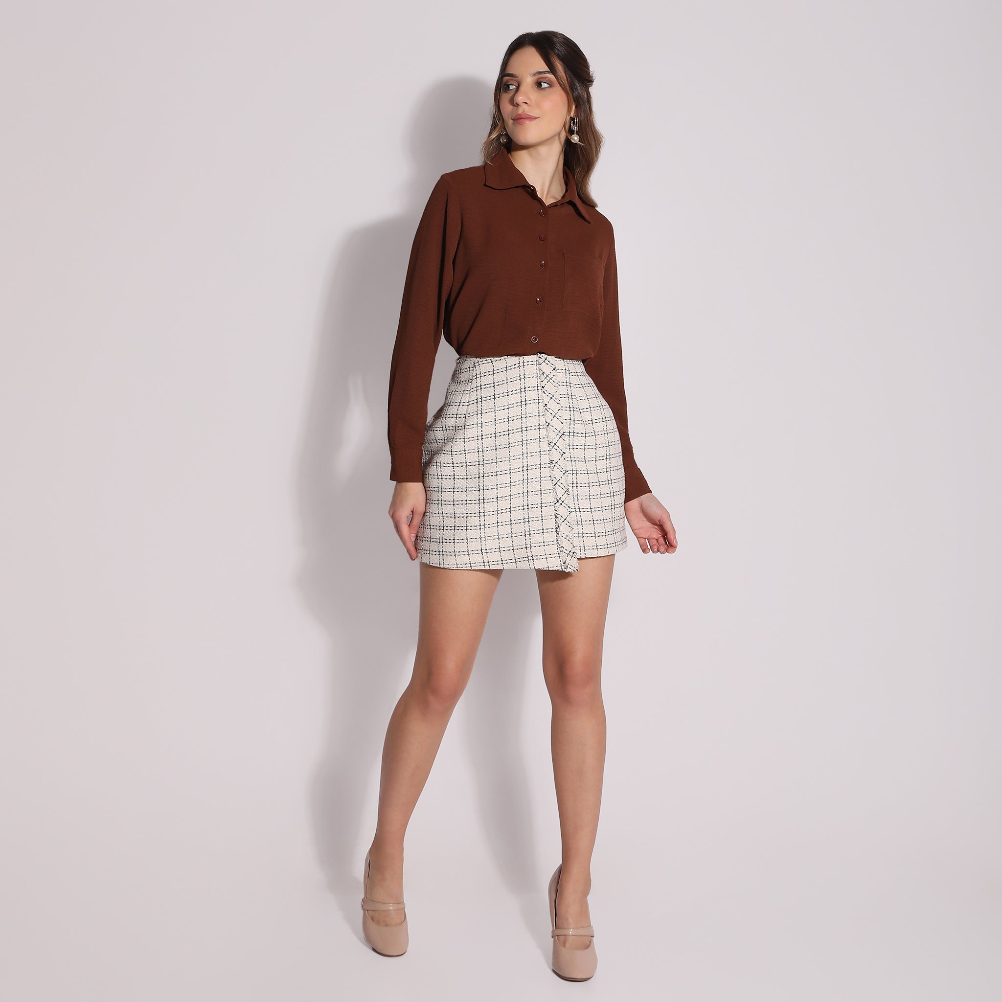 Textured Regular Full Sleeve Shirt