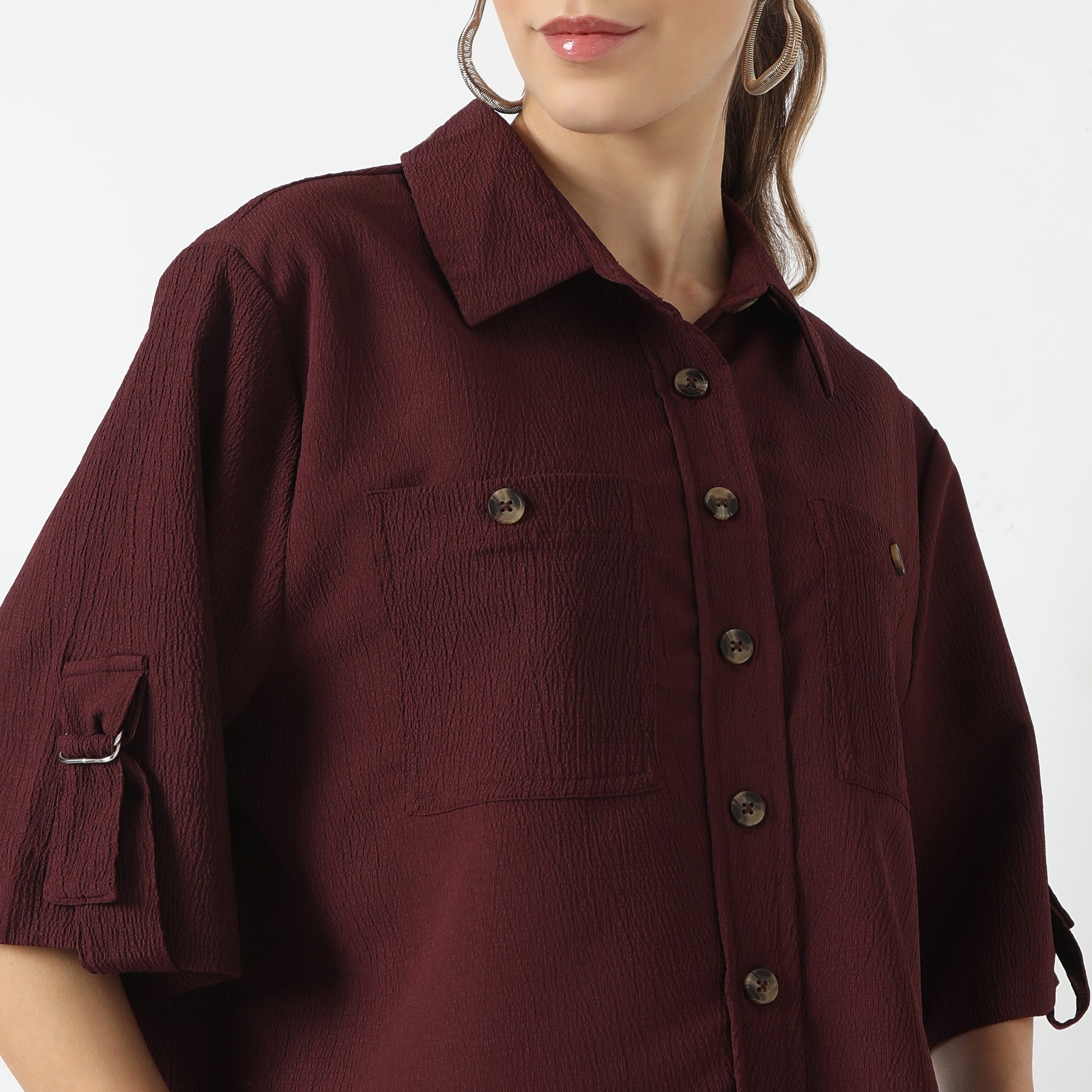 Regular Fit Solid Shirt