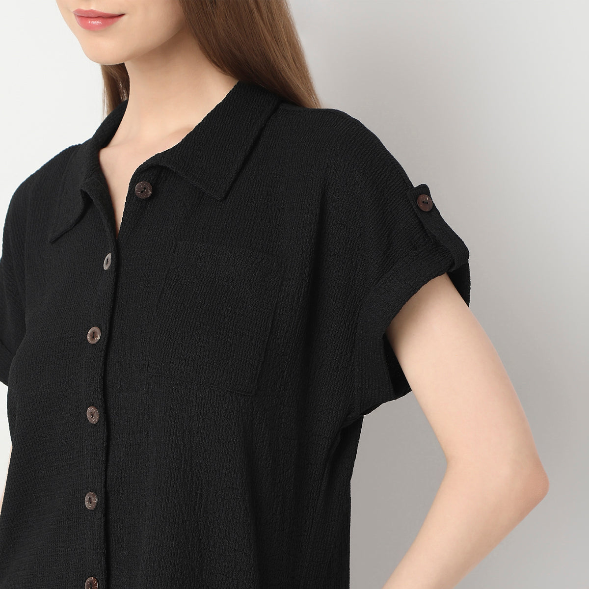 Regular Fit Structured Shirt