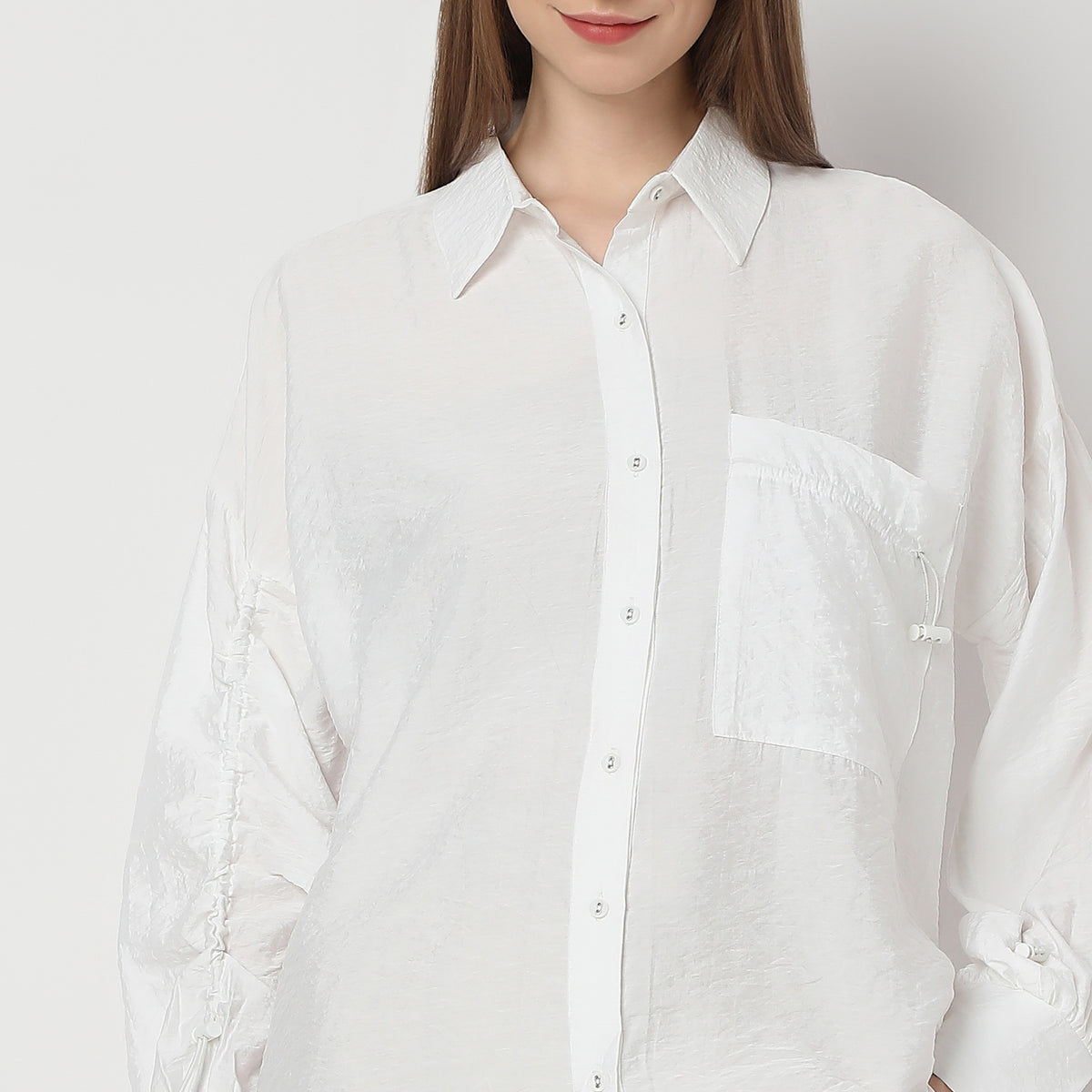 Regular Fit Solid Shirt