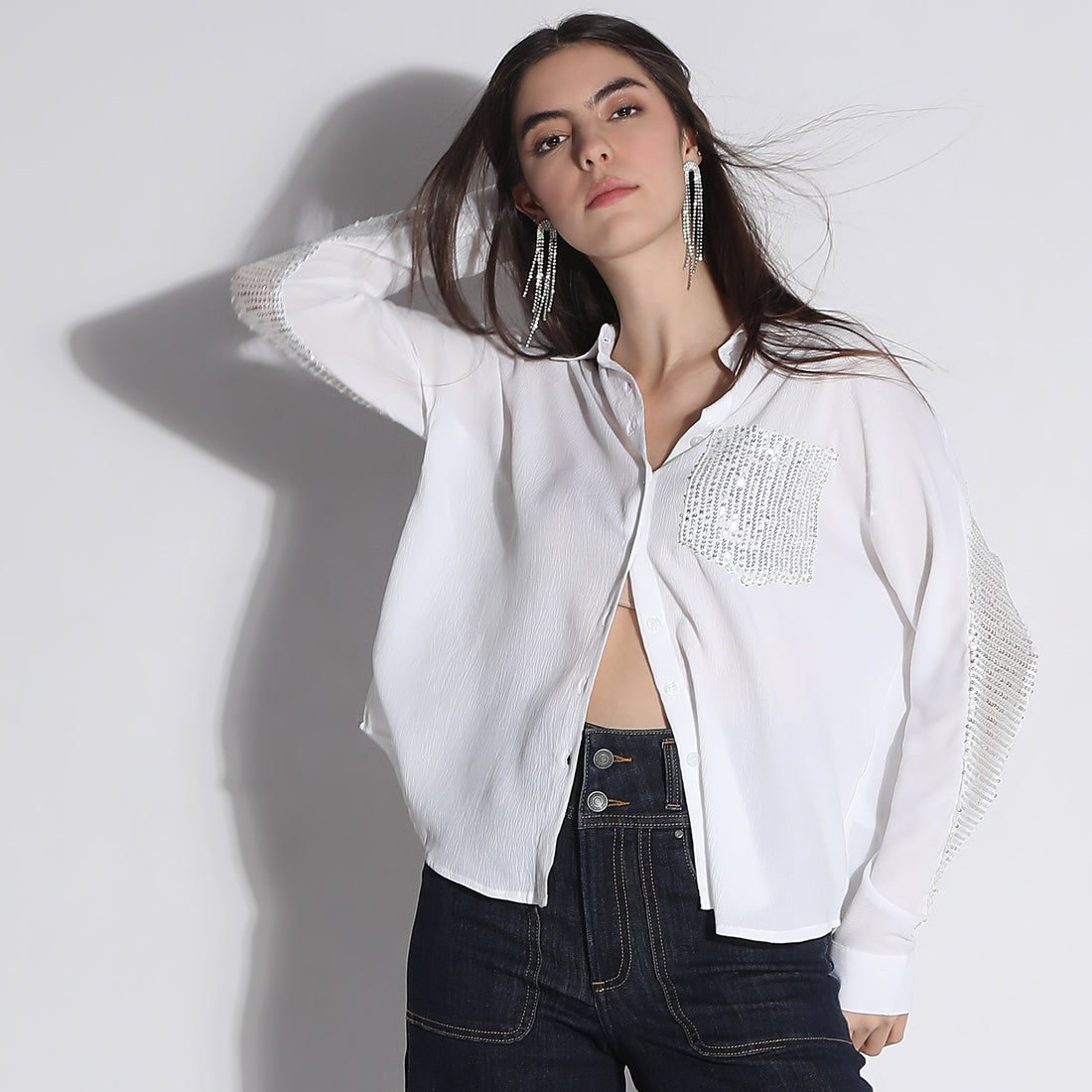 Regular Fit Embellished Shirt