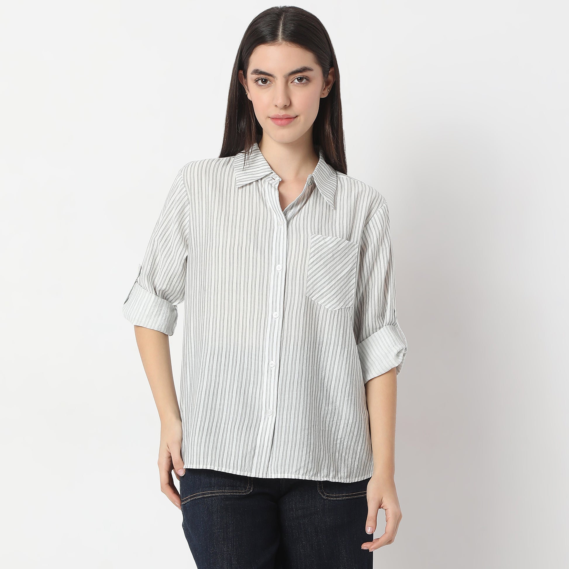 Regular Fit Striped Shirt