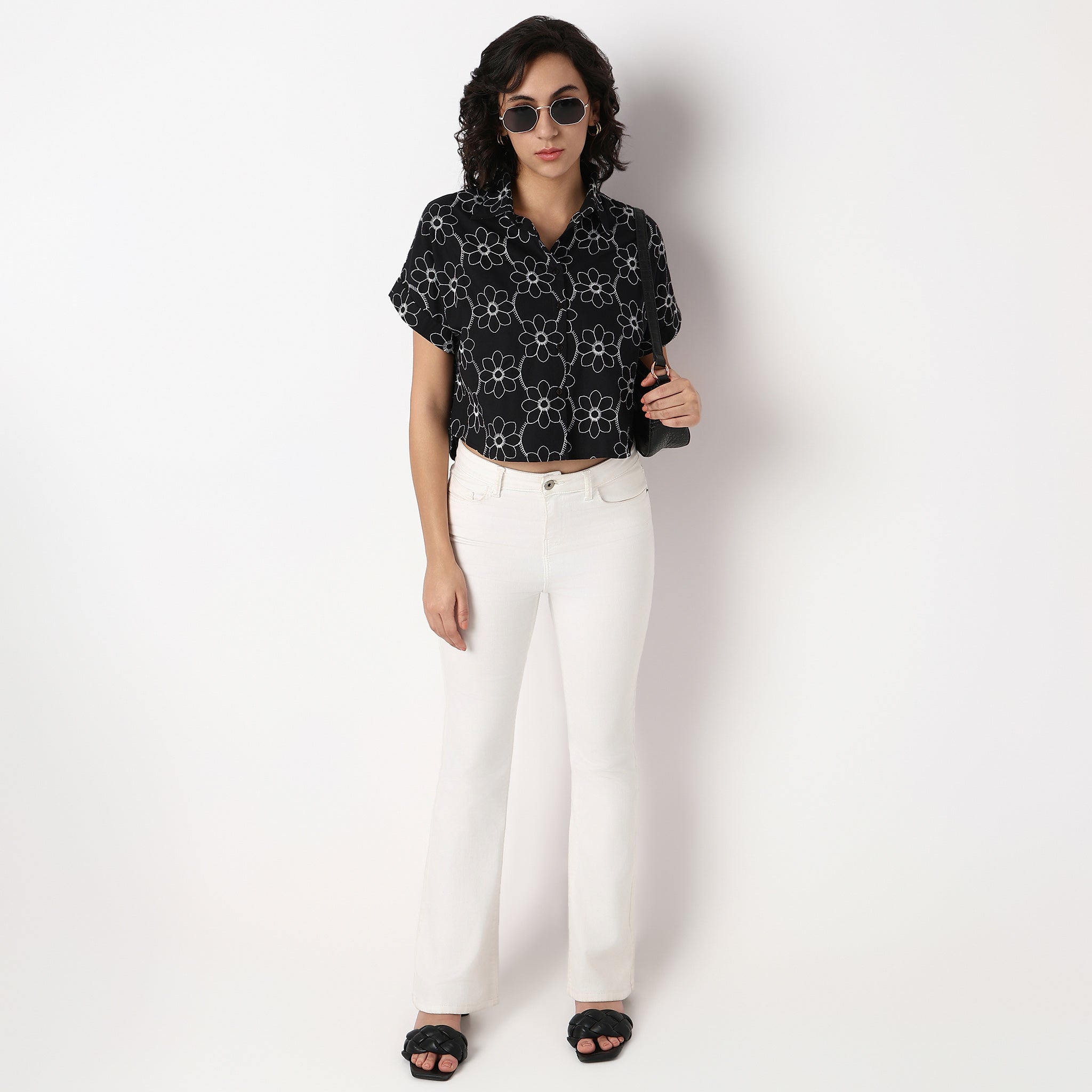 Woven Embroidered Shirt
